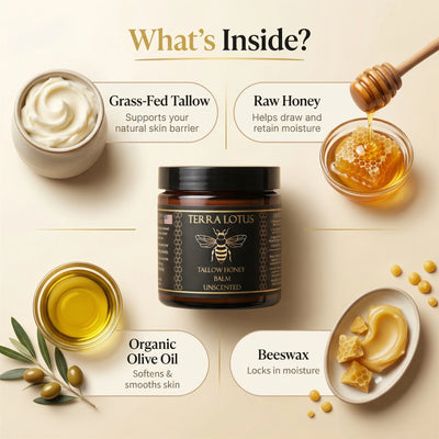 Elexine Organic Tallow Honey Balm to Help Erase Fine Lines, Wrinkles, and Age Spots