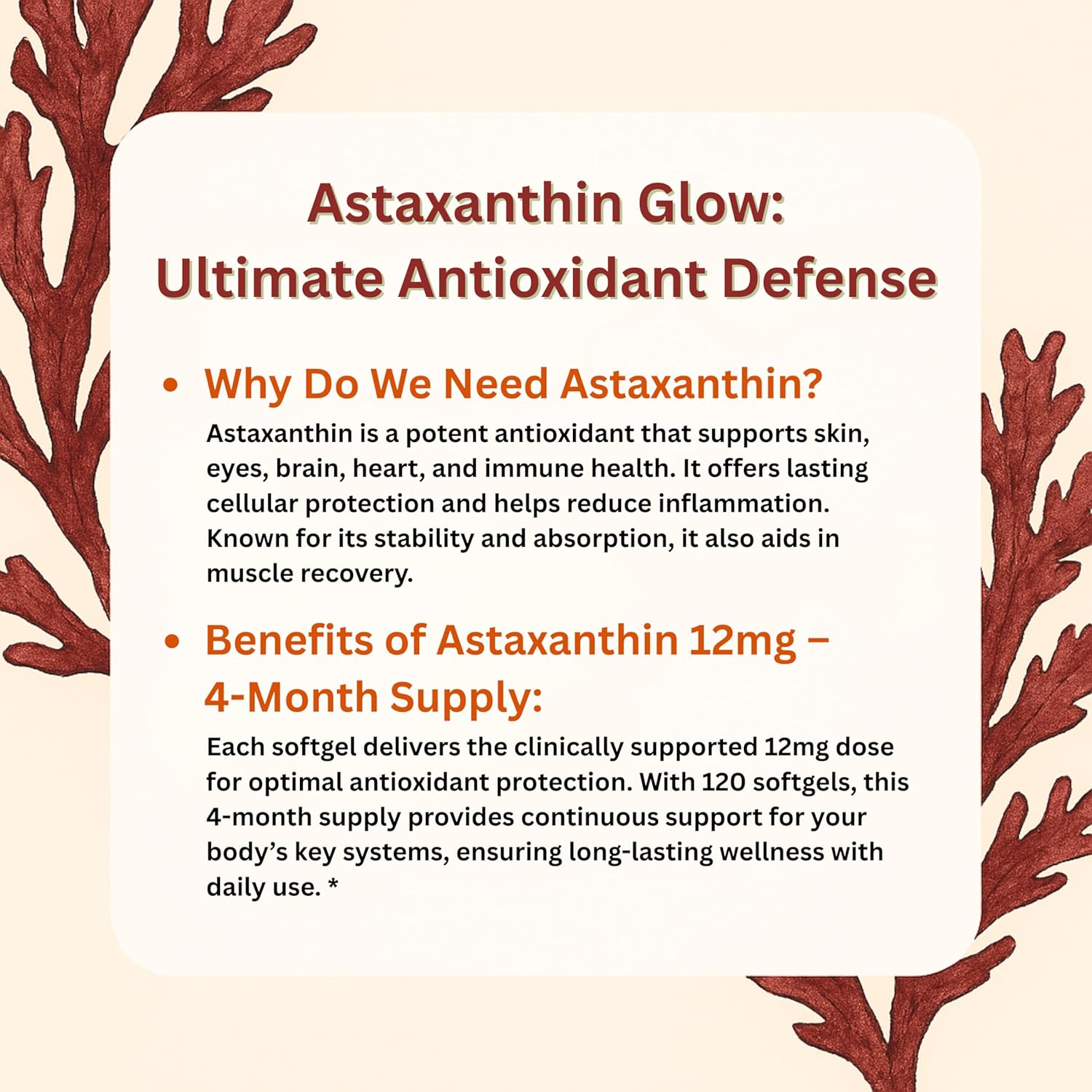 Glinur™ Astaxanthin Antioxidant