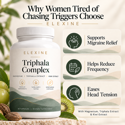Elexine Triphala Complex For Migraine Support