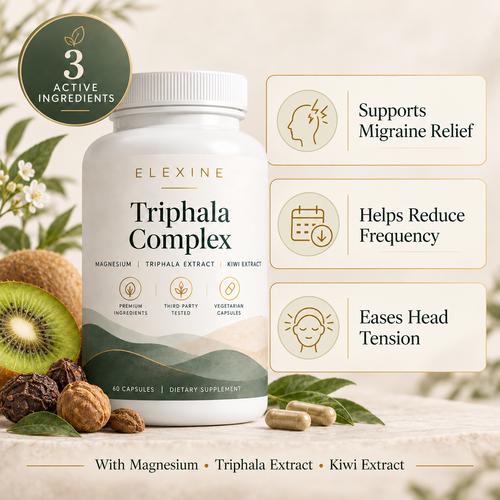 Elexine Triphala Complex For Migraine Support